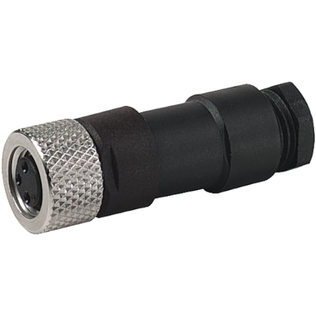 Murrelektronik M8 FEMALE 0 Degree FIELD-WIREABLE (SOLDER PINS), 3-pol. 0.25mm 7000-08481-0000000